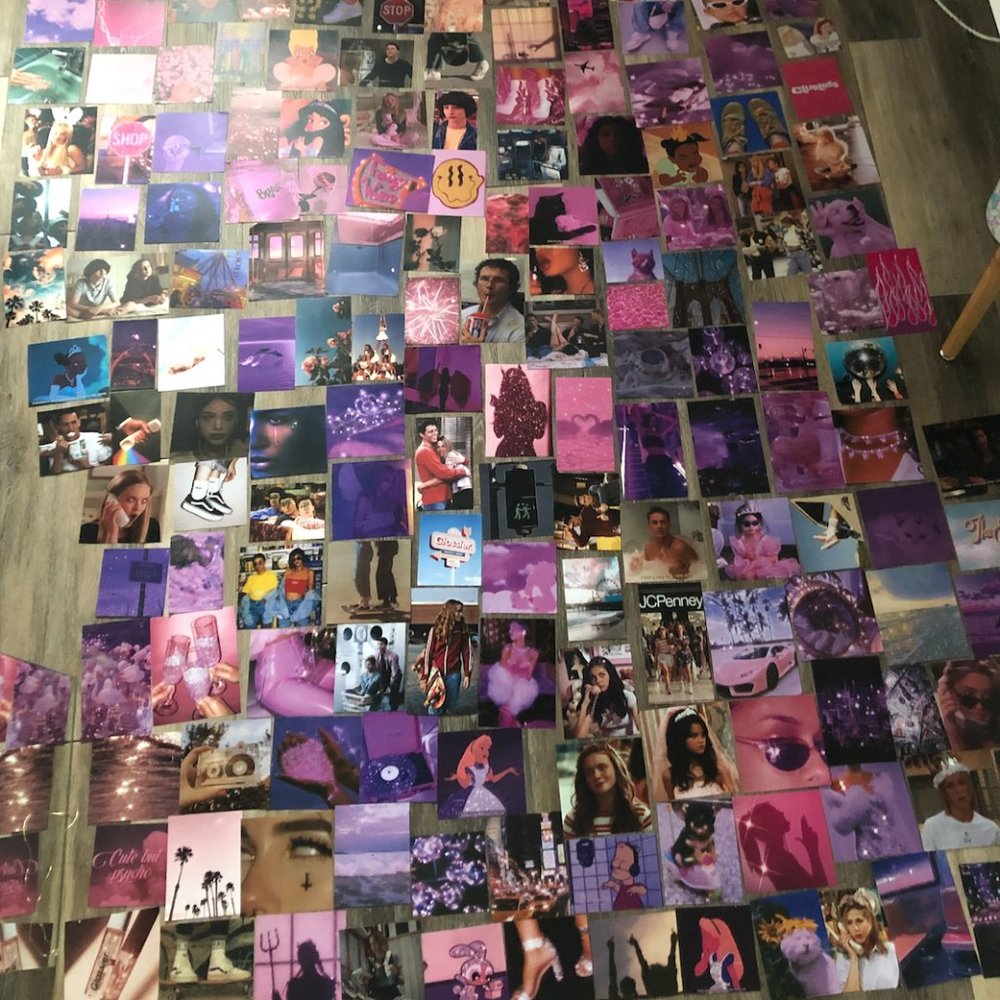300 aesthetic photo wall mural pictures (photo paper)
